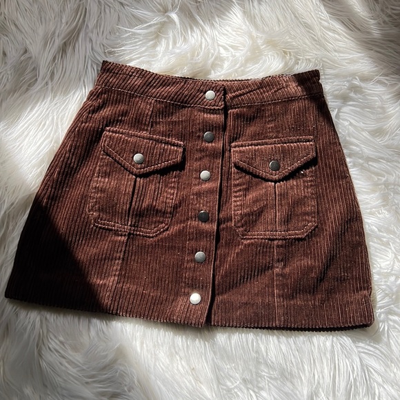 Forever21 Corduroy Mini Skirt - Picture 2 of 7